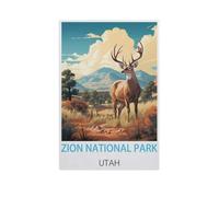 Jigsaw Puzzles for Adults 1000 Piece，Zion National Park Utah，Classic Puzzle Teens Boys Girls Puzzles for DIY Intellective Educational Game, Gift Home Decor（75x50cm）-AL93
