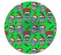 Jigsaw Puzzles for Adults, 1000 Piece Zombie Santa Round Puzzles Perfect for Family Fun on Christmas,Thanksgiving,Birthdays & Easter (67.5x67.5cm)