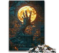Jigsaw Puzzles for Adults 1000 Piece Zombies in The Grave 1000 Pieces for Teenagers,Challenging Game Toys Wall Decoration Unique Birthday And Xmas Gifts (38x26cm)