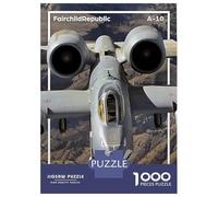 Jigsaw Puzzles for Adults 1000 Pieces A-10 Warthog Fairchild Republic's Iconic Jet Jigsaw Puzzle Relaxing Games Precision Cutting Unique Birthday And Xmas Gifts 70x50cm/1000pcs