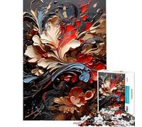 Jigsaw Puzzles for Adults 1000 Pieces A Splatter of Paint Adult Puzzles Relax Games Difficult Hard Gifts for Friends And Family (Size 38x52cm)