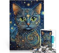 Jigsaw Puzzles for Adults 1000 Pieces Abstract Kintsugi Cat~ Hands-on-Spiel Einzigartige Geburtstags- und Geschenkideen75x50cm