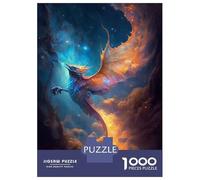 Jigsaw Puzzles for Adults 1000 Pieces Abstract Nebula Dragon IV Jigsaw Puzzle Relaxing Games Precision Cutting Unique Birthday And Xmas Gifts 52x38cm/1000pcs