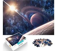jigsaw puzzles for adults 1000 pieces Abstract Planets Made of cardboard for and from 14 years and over Relaxing games Improving love between couples。size：26x38cm/10.24x14.96inch