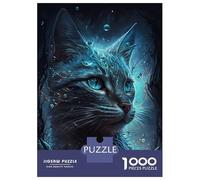 Jigsaw Puzzles for Adults 1000 Pieces Abyssinian Cat Adult Jigsaw Hands-on Game Pattern Assembly Challenging To Complete 52x38cm/1000pcs