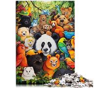 Jigsaw Puzzles for Adults 1000 Pieces African animals Family Entertainment Toys 26x38cm is ideal as gifts for the whole family