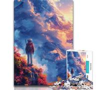 Jigsaw Puzzles for Adults 1000 Pieces Aircraft in The Clouds Puzzles for Adults,Stress Reliever Staycation Kill Time Enhance Love between Couples (size 75x50cm)