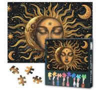 Jigsaw Puzzles for Adults 1000 Pieces, Alchemy of Celestial Harmony - Vintage Astrological Art 1000 Piece Puzzle, Difficult Impossible, 19.5 x 27.5 Inch