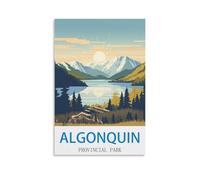 Jigsaw Puzzles for Adults 1000 Pieces Algonquin Provincial Park Canada Challenging Game Toys, Impossible Puzzle, Family Decoration Puzzle 38 * 26cm