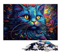 Jigsaw Puzzles for Adults 1000 Pieces Alice Cat Home Decoration Jigsaw Puzzles 1000 PCS(75x50cm)