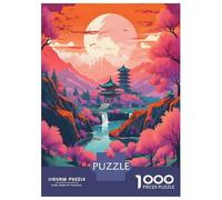 Jigsaw Puzzles for Adults 1000 Pieces Amazing Colorful Landscape Puzzles for Adults Relaxing Games Birthday Present Challenging To Complete 70x50cm/1000pcs