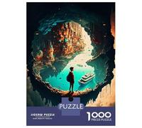 Jigsaw Puzzles for Adults 1000 Pieces Amazing Nature Fantasy Puzzle for Adults Brain Teaser Game Birthday Present Educational Challenge 52x38cm/1000pcs