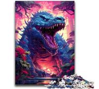Jigsaw Puzzles for Adults 1000 Pieces Ancient Alligator Monster Educational Games DIY Toys for Is Ideal As A Gift for The Whole Family 50x75cm