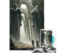 Jigsaw Puzzles for Adults 1000 Pieces Ancient Guardians Fun Activities at Home Improve Memory Practical Game for And from 14 Years And over (38x52cm)