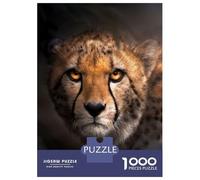 Jigsaw Puzzles for Adults 1000 Pieces Angry Cheetah Portrait Adult Jigsaw Hands-on Game Pattern Assembly Challenging To Complete 70x50cm/1000pcs