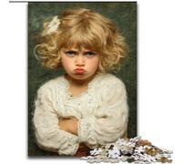Jigsaw Puzzles for Adults 1000 Pieces Angry Little Boy,Challenging Game Toys for Is Ideal As A Gift for The Whole Family 50x75cm