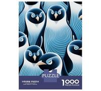 Jigsaw Puzzles for Adults 1000 Pieces Angry Penguins Puzzle for Adults Brain Teaser Game Birthday Present Educational Challenge 70x50cm/1000pcs