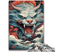 Jigsaw Puzzles for Adults 1000 Pieces Animal Colourful Dragon Puzzles,Learning Educational Toys Family Games Unique Birthday And Gifts (38x26cm)
