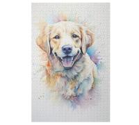 Jigsaw Puzzles for Adults 1000 Pieces Animal Dog Wooden Puzzle Relaxing Game Brain Teasers （78×53cm）