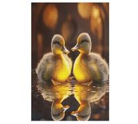 Jigsaw Puzzles for Adults 1000 Pieces Animal Duck Wooden Puzzle Relaxing Puzzle Jigsaw Game Brain Teasers （78×53cm）