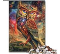 Jigsaw Puzzles for Adults 1000 Pieces Animal Fantasy Owl, Suitable for Ages 14 And Up Home Educational Games DIY Toys Artwork Gift (Size 26x38cm)