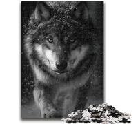 Jigsaw Puzzles for Adults 1000 Pieces Animal Wolf Art Teenager Jigsaw,Interesting Stress Reduction Parent-child Interaction (75x50cm)