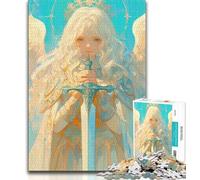 Jigsaw Puzzles for Adults 1000 Pieces Anime Angel,Educational Games Home Decoration Birthday Present,Gifts,Wall Art (75x50cm)