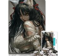 Jigsaw Puzzles for Adults 1000 Pieces Anime Catwoman Adult Jigsaw,Challenging Difficult Deal As Gifts for The Whole Family (size 75x50cm)