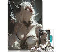 Jigsaw Puzzles for Adults 1000 Pieces Anime Evil Girl Adult Jigsaw,Decompressing Intellectual Educational Toy Birthday Gift 75x50cm