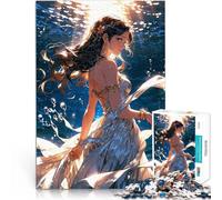 Jigsaw Puzzles for Adults 1000 Pieces Anime Girl Underwater Stressabbau denn eignet sich ideal als Geschenk für die ganze Familie75x50cm