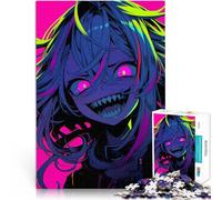 Jigsaw Puzzles for Adults 1000 Pieces Anime Monster Girl Spiele Spielzeug Geschenk mit passendem Poster und Quizblatt52x38cm