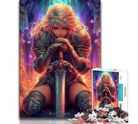 Jigsaw Puzzles for Adults 1000 Pieces Anime Queen Girl Puzzles for Teenagers,Staycation Kill Time with Fully Interlocking Randomly Shaped Pieces 38x26cm