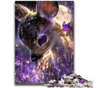 Jigsaw Puzzles for Adults 1000 Pieces Anime Sweetheart Deer Adult Jigsaw,Birthday Present, Gifts, Wall Art for Age 14 Years Up (26x38cm)