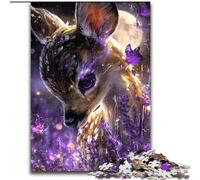 Jigsaw Puzzles for Adults 1000 Pieces Anime Sweetheart Deer Toys Educational Games Stress Relieving Artists Collection, Fine Art (size 26x38cm)