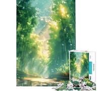 Jigsaw Puzzles for Adults 1000 Pieces Arashiyama Bamboo Grove Puzzle for Adults DIY Toys Staycation Kill Time Great Gifts for Gaming (Size 50x75cm)