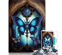 Jigsaw Puzzles for Adults 1000 Pieces Art Butterfly Puzzles,Vibrant And Unique Design Relaxing & Challenging Puzzle Experience (size 75x50cm)