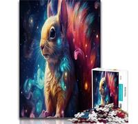 Jigsaw Puzzles for Adults 1000 Pieces Art Cute Squirrel Puzzles for Adults,Challenging Family Activity Games DIY Toy for Home Wall Decor Gifts (size 75x50cm)