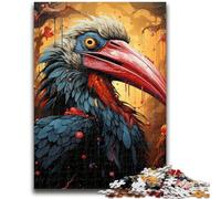 Jigsaw Puzzles for Adults 1000 Pieces Artistic Giant Hornbill Adult Jigsaw,Decompressing Intellectual Educational Toy Birthday Gift (50x75cm)