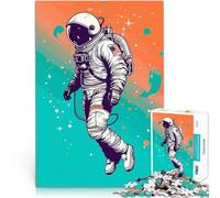 Jigsaw Puzzles for Adults 1000 Pieces Astronaut 7 Dekomprimierendes intellektuelles Lernspielzeug tolles Geschenk75x50cm