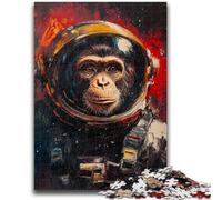 Jigsaw Puzzles for Adults 1000 Pieces Astronaut Monkey Brain Intelligence Challenge Addictive Toys Birthday Present, Gifts, Wall Art 26x38cm
