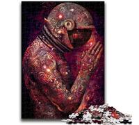 Jigsaw Puzzles for Adults 1000 Pieces Astronaut Praying Adult Jigsaw,Birthday Present, Gifts, Wall Art for Age 14 Years Up (50x75cm)