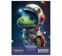 Jigsaw Puzzles for Adults 1000 Pieces Astronaut Space Dinosaur Puzzles for Adults Family Games Difficult Hard Challenging To Complete 70x50cm/1000pcs