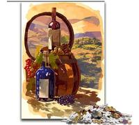 Jigsaw Puzzles for Adults 1000 Pieces Autumn In Vineyard CA, Suitable for People Aged 14 And Above Challenging To Complete But Fun And Humorous Great Gift 50x75cm