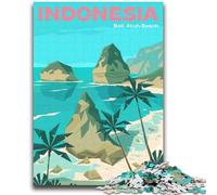 Jigsaw Puzzles for Adults 1000 Pieces Bali Help The Brain Exercise Addictive Toys to Cultivate Patience A Work of Art (size 38x52cm)