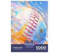 Jigsaw Puzzles for Adults 1000 Pieces Baseball Starburst Adult Jigsaw Hands-on Game Pattern Assembly Challenging To Complete 52x38cm/1000pcs