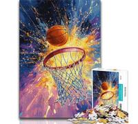 Jigsaw Puzzles for Adults 1000 Pieces Basketball Sports Puzzles,Challenging Family Activity Games DIY Toy for Home Wall Decor Gifts (size 75x50cm)