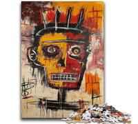 Jigsaw Puzzles for Adults 1000 Pieces Basquiat Style Teenager Puzzles,Game Toys Every Piece Is Unique - Challenging Family Fun Game (75x50cm)