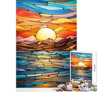 Jigsaw Puzzles for Adults 1000 Pieces Bayside Sunset Jigsaw 1000 Pieces Practical Game Gifts For Birthdays For Family Fun (38x26cm)