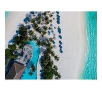 Jigsaw Puzzles for Adults 1000 Pieces -Beach,island,aerial,view 70x50cm