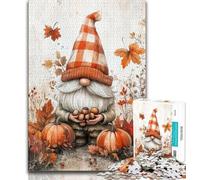Jigsaw Puzzles for Adults 1000 Pieces Bearded Pumpkin 1000 Pieces for Adults,Quiz Game for Is Ideal As A Gift for The Whole Family 26x38cm